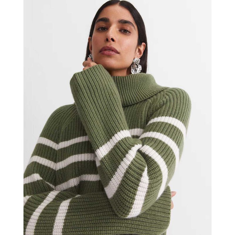 Sportscraft Sunshine Stripe Turtleneck image number 2